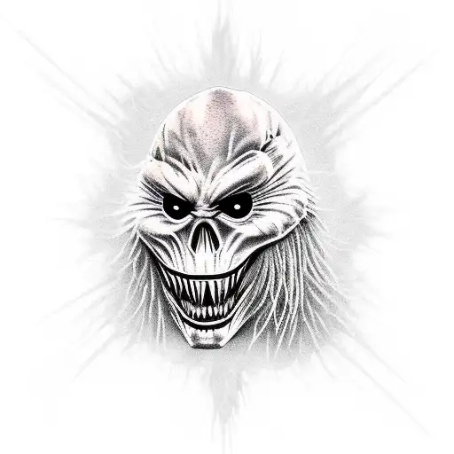 evil scarecrow tattoo design idea