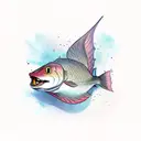 a catfish tattoo design idea