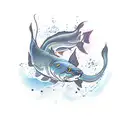 a catfish tattoo design idea