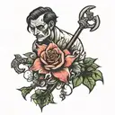 slave libarated tattoo design idea