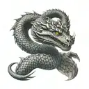 Jörmungandr tattoo design idea