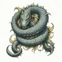 Jörmungandr tattoo design idea