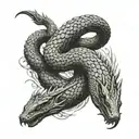 Jörmungandr tattoo design idea