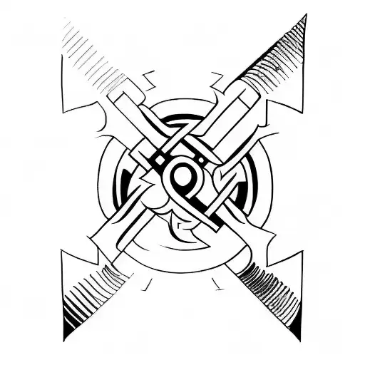 Tattoo Symbol for strength  tattoo design idea