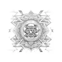 Tattoo Symbol for strength  tattoo design idea