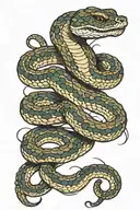 rattlesnake tattoo design idea