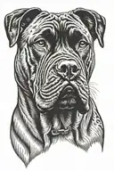 Cane Corso tattoo design idea