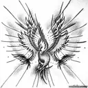 Phoenix tattoo design idea
