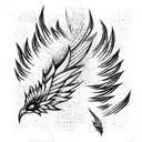 Phoenix tattoo design idea