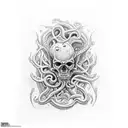 lovecraft tattoo design idea