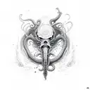 lovecraft tattoo design idea