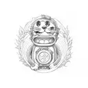 doraemon tattoo design idea