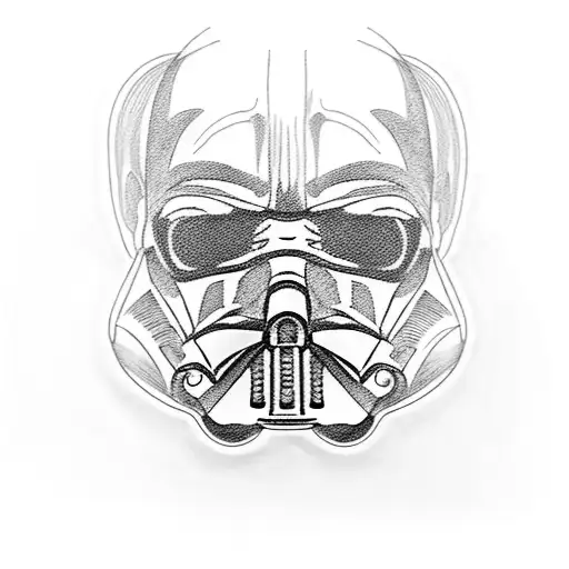 darth vader harley davidson tattoo design idea