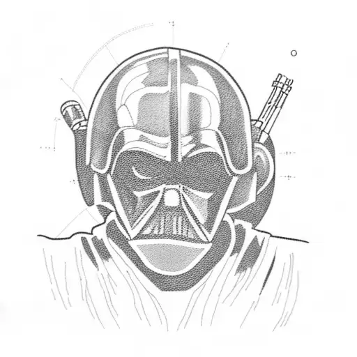 luke skywalker tattoo design idea