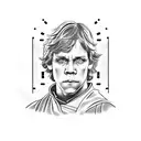 luke skywalker tattoo design idea