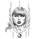 Taylor swift lyrics inspired tiny tattoo tattoo design idea