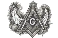 Freemason symbolism  tattoo design idea