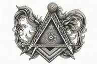Freemason symbolism  tattoo design idea