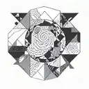 Number 9 tattoo design idea