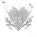 Incorporate lyrics from The 1975's song 'Love Me' into a design tattoo design idea