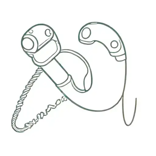 phone off the hook tattoo design idea