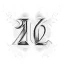 Celebrate 10 years wedding anniversary showing the X roman number tattoo design idea