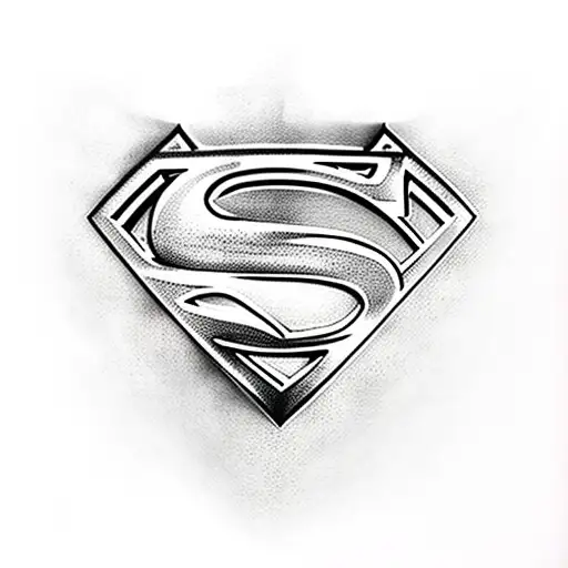 Superman tattoo design idea
