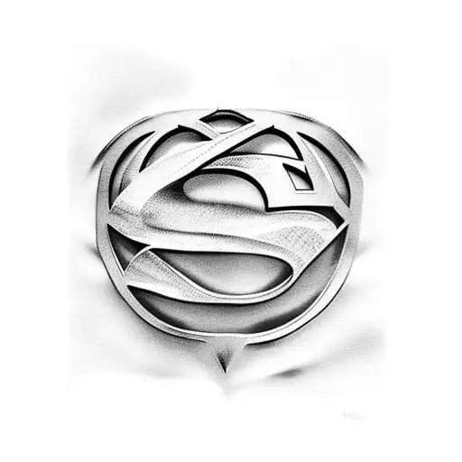 Superman tattoo design idea