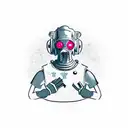 Yes Man from Fallout New Vegas with text banner that says "No Gods No Masters" tattoo design idea