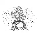 taylor swift themed  tattoo design idea