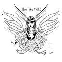 taylor swift themed  tattoo design idea