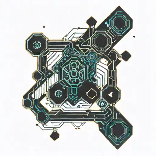 oxytocin molecule tattoo design idea