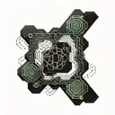 oxytocin molecule tattoo design idea