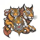 resolute protector and Noble strength inspired tattoo design idea