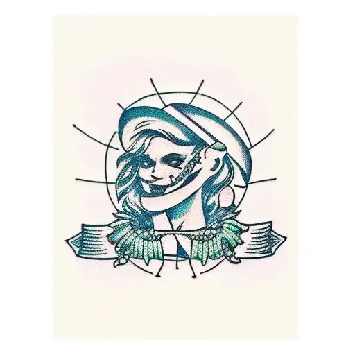 shemale tattoo design idea