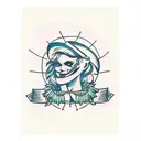 shemale tattoo design idea