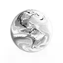 same planet, different worlds  tattoo design idea