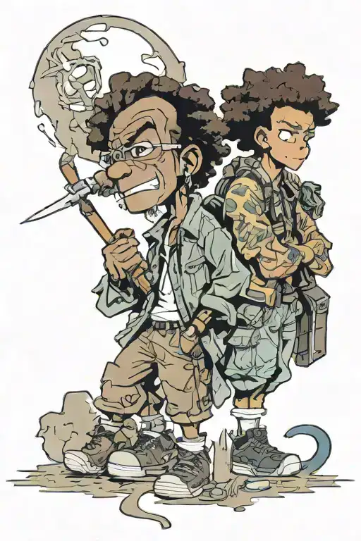 boondocks tattoo design idea