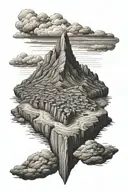 table mountain  tattoo design idea