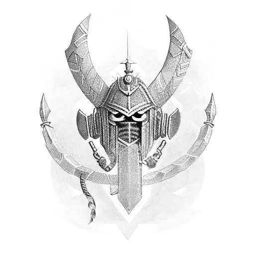 centurion provokes tattoo design idea