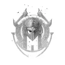 centurion provokes tattoo design idea