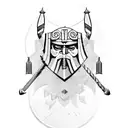 centurion provokes tattoo design idea