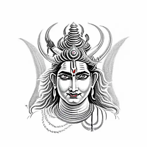 Easy face drawing of God Bholenath | God bholenath drawing step by step |  Lord shiva drawing |Rosu - YouTube