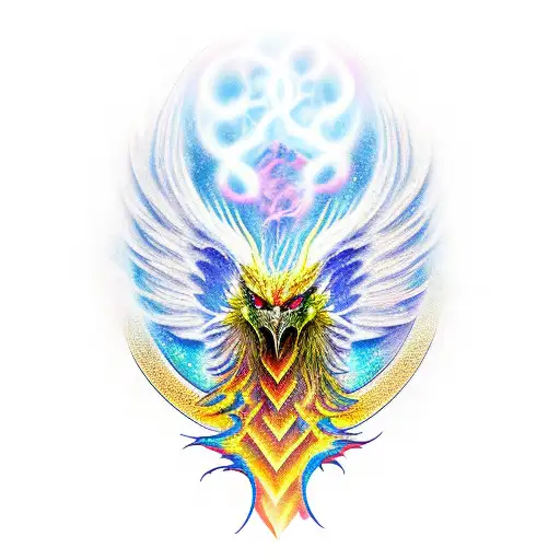 ashes of al'ar phoenix  tattoo design idea
