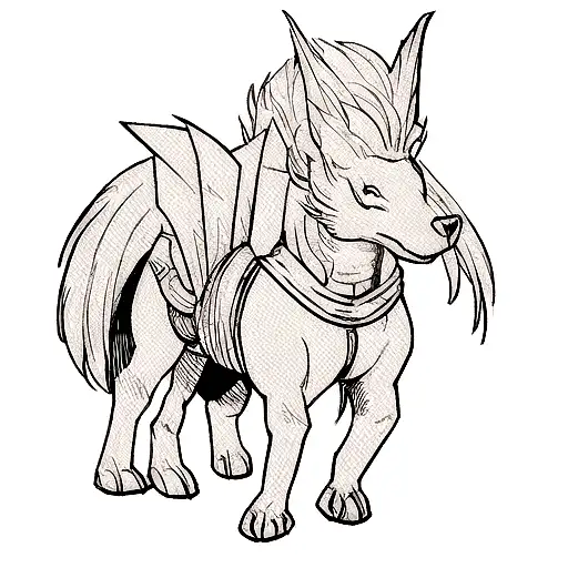 dragão de game off trones  tattoo design idea