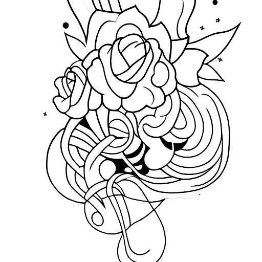 loner tattoo design idea