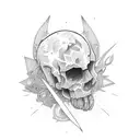 loner tattoo design idea