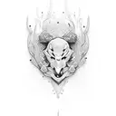 loner tattoo design idea