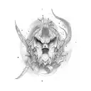 loner tattoo design idea