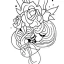 loner tattoo design idea